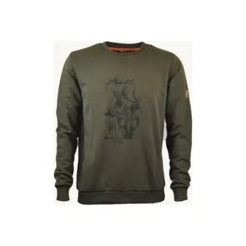 Pánská mikina C.I.T. TRADE s.r.o. Pánská myslivecká mikina s potiskem lesní zvěře - Velikost 3XL