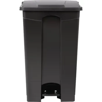 Odpadkový koš Jantex kuchyňský koš s pedálem černý 87l