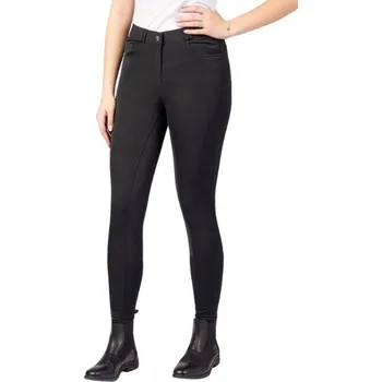 Jezdecké kalhoty Dámské jezdecké rajtky HARRY'S HORSE Redwood full grip černé (46)