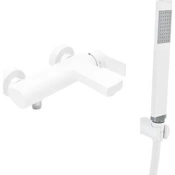 Vodovodní baterie Vanová baterie SAT B-Way s vanovým setem 150 mm bílá matná SATBSBW222BSET1 - SATBSBW222BSET1