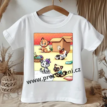 Chlapecké tričko Trička s potiskem Tričko s potiskem, dětské, KOČIČKY, 1 ks Velikost: 3/4 let Beagle