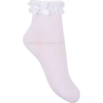 MILUSIE Dětské ponožky B2251/66-M Barva: biela-M, Velikost: 24-27(15-17)