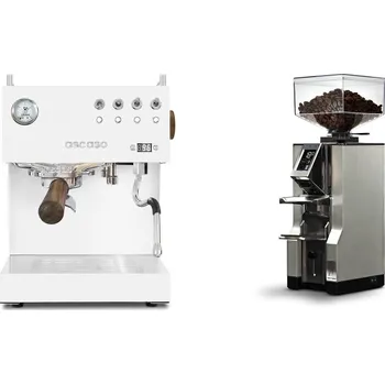 Kávovar Ascaso Steel DUO PID, White&Wood + Eureka Mignon Libra, CR…