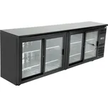 Polar čtyřdveřová chladicí vitrína do zázemí baru