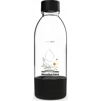 Láhev Láhev pro saturátor PushAir Dafi 0,5 l Černá Velryba