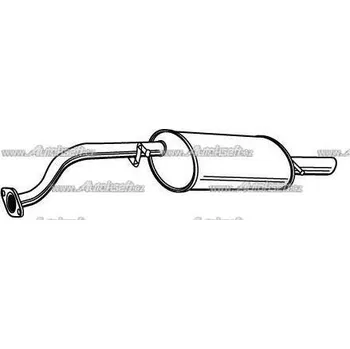 Zadní díl výfuku Starline Koncový díl výfuku 70.22.402