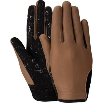 Jezdecké rukavice Dětské rukavice HORZE Palm Print caribou (6)