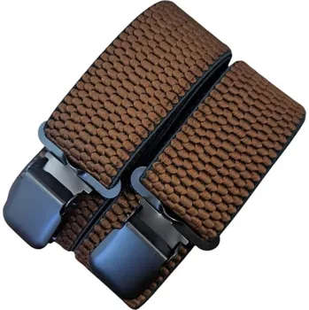 Kšandy Pánské kšandy Hnědé široké 4cm