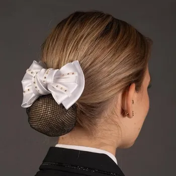 Ozdoba do vlasů Síťka na drdol HARRY'S HORSE Rosegold bílá