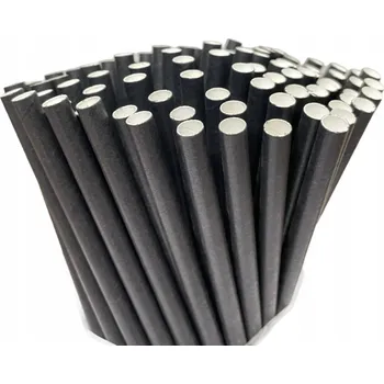 PAPÍROVÁ BRČKA JEDNORÁZOVÁ PAPÍROVÁ BRČKA SILNÁ 8 x 200 mm ČERNÁ 50 Ks