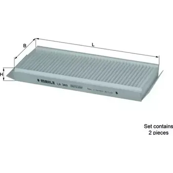 Kabinový filtr MAHLE Filtr vzduchu v interiéru MAO LA 349/S
