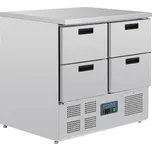 Polar šuplíkový chladicí stůl se 4 zásuvkami 240l