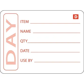 Vogue rozpustné štítky na připravená jídla 250 ks