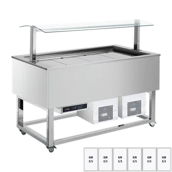 Bufet chlazený GN 6-1/1 RAL | REDFOX - ES BLUE+ 6R