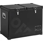Kompresorová autochladnička Indel B TB92DD STEEL Black OFF, 12/24V, 83 litrů