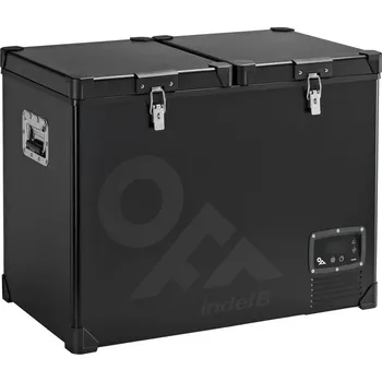 Autoelektronika Kompresorová autochladnička Indel B TB92DD STEEL Black OFF, 12/24V, 83 litrů