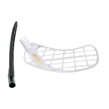 Florbalová čepel SALMING Hawk Blade Bio Power White R - Pravá ruka dole/Bílá/tvrdá - BioPower