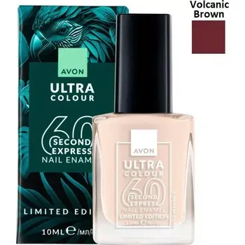 Přípravek na nehty Rychleschnoucí lak na nehty Ultra - Volcanic Brown