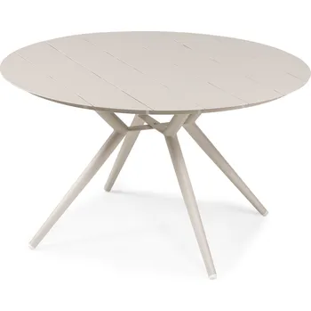 Zahradní stůl Kulatý zahradní stůl Piretto 126,5 cm béžový