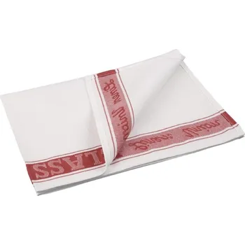 Utěrka Vogue utěrka na sklo červená 50 x 76 cm