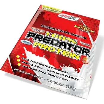 Protein AMIX 100% Predator Protein, 30 g Příchuť: Jahoda
