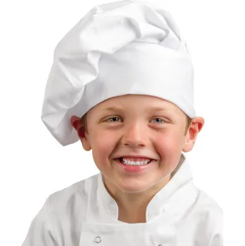 Gastro oděv Whites Chefs Clothing Whites dětská kuchařská čepice bílá
