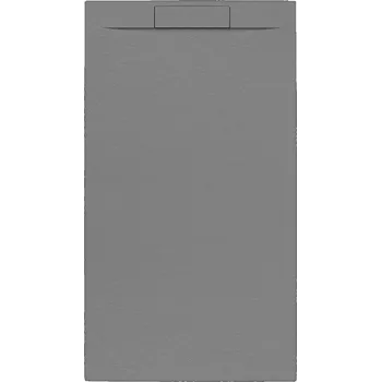 Sprchová vanička obdélníková SAT Fusion 100x80 cm litý mramor Gris SATFU10080GR - SATFU10080GR
