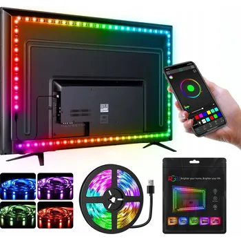 LED páska LED pásek RGB USB podsvícení TV BLUETOOTH 3M
