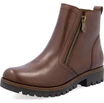 Dámské kozačky Dámská kotníková obuv RIEKER 78556-27 hnědá W5 43