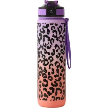 Mobilní telefon LIVEFY | Livefy láhev na vodu Panter 1l, oranžová / fialová