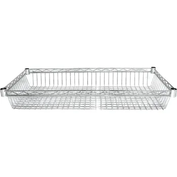 Dílenský regál Vogue chromované koše 915mm Sada 2ks