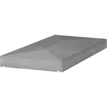 Stříška plotová hladká DITON sloupková 50 přírodní 500×500×75 mm