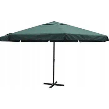 Slunečník Hliníkový slunečník, 500 cm, zelený