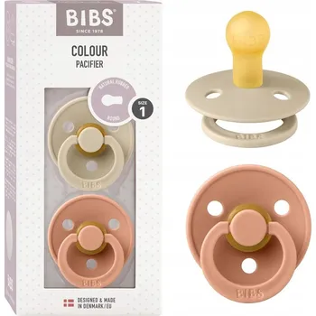 dudlíky Kulatý gumový Dudlík Bibs 0 +