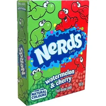 Cukrovinka Bonbony Nerds - Třešeň a Vodní meloun 47g
