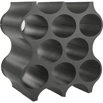 Stojan na víno Stojan na láhve SET-UP - barva tmavě šedá, KOZIOL