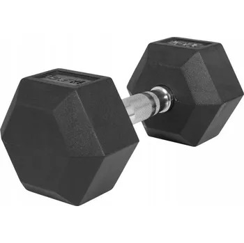 Potažené/pogumované jednoruční činky Gorilla Sports 1x 12,5 kg