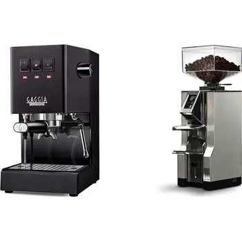 Kávovar Gaggia Classic E24 BC, black + Eureka Mignon Libra, CR chrome