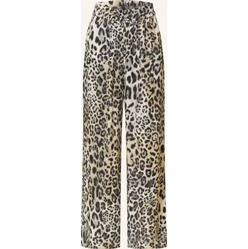 Dámské kalhoty Riani Dámské Marlene Kalhoty, krémová / šedá / černá, 38