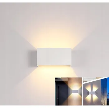 Venkovní osvětlení 24W LED fasádní nástěnné svítidlo IP65 venkovní zahradní HORNÍ DOLNÍ