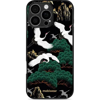 Pouzdro na mobilní telefon Lesklý kryt Mobiwear Glossy - Apple iPhone 16 Pro Max - G042G - Jeřábi - VÝPRODEJ (Prémiové lesklé pouzdro, obal, kryt Mobiwear Glossy na mobil Apple iPhone 16 Pro Max - G042G - Jeřábi, materiál Plast + TPU silikon - krytí po všech stranách, neošoupatelný