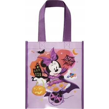 Party dekorace Taška na sladkosti na Halloween Minnie Mouse fialová