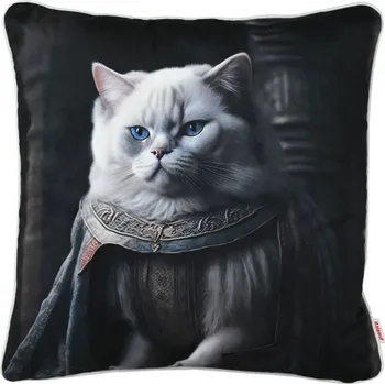 Polštář Čtvercový polštář s kočkou