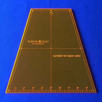 Silesian Quilt Šablona "Sklenice" - Layer Cake