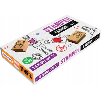 Dětské razítko Sada dřevěných razítek The Purple Cow Móda