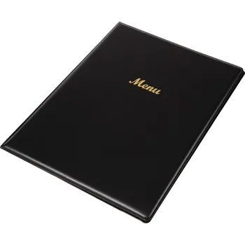 Olympia desky na menu z PVC A4 černé
