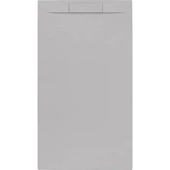 Sprchová vanička obdélníková SAT Fusion 100x80 cm litý mramor Gris Perla SATFU10080GRP - SATFU10080GRP