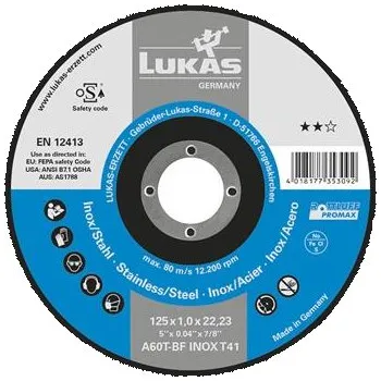 Řezný kotouč LUKAS řezný kotouč Promax**rovný 230 x 1.9 mm Inox/ocel