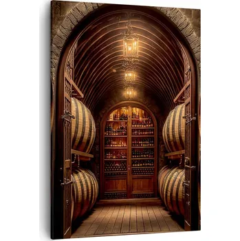 Obraz Obraz na plátně do obýváku ložnice 50x70 víno foto obrazy na zeď canvas