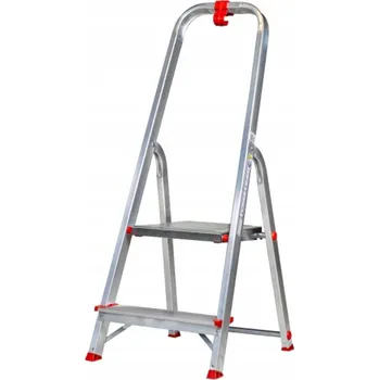 Žebřík Žebřík domácí žebřík s háčkem, 2 stupně, 120 kg